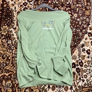 long sleeve life is good tee